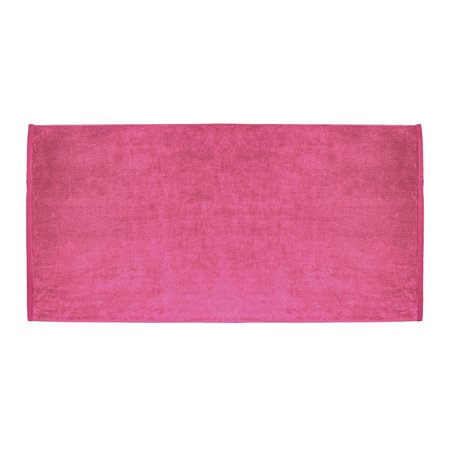 TOWELSOFT Premium terry velour beach towel 30 inch x 60 inch-Hot Pink HOME-BV1103-Hot Pink